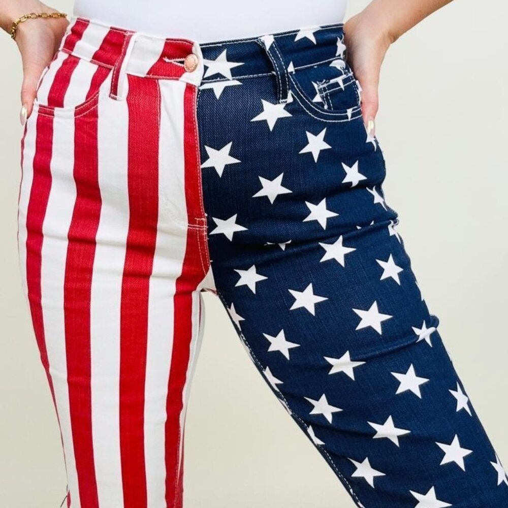 Judy Blue American Flag Flares